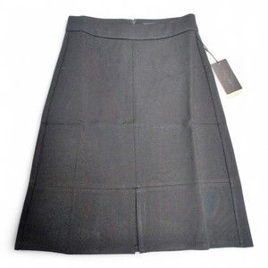NYDJ Black A-Line Knee-Length Skirt Size 4‎ NWT